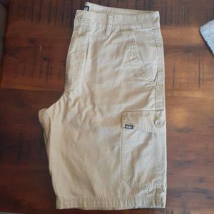 VANS Khaki Shorts, Men's 34